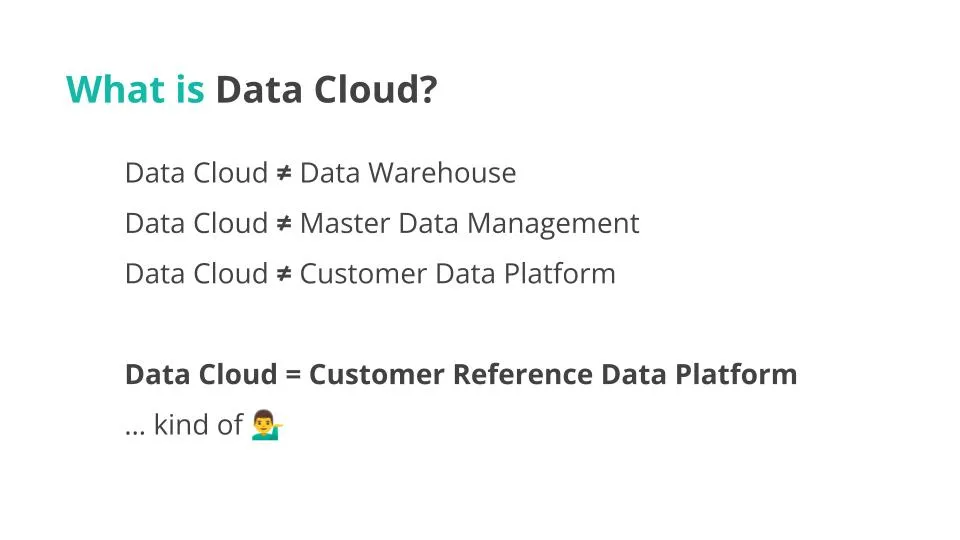 Data 360 as Customer Reference Platform