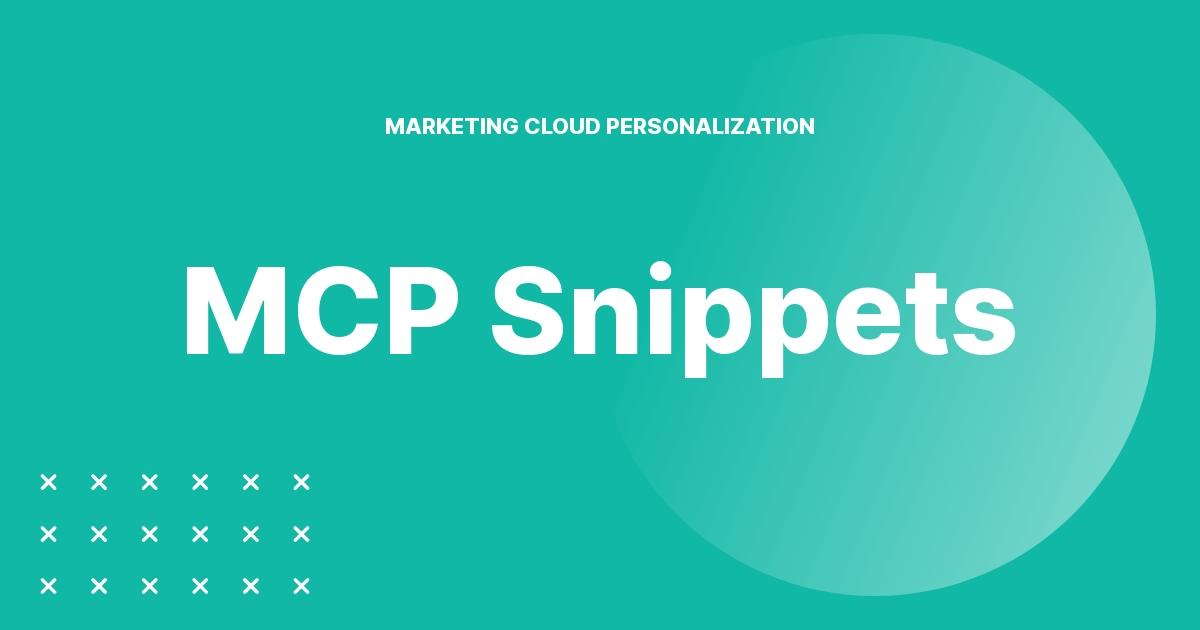 MCP Snippets