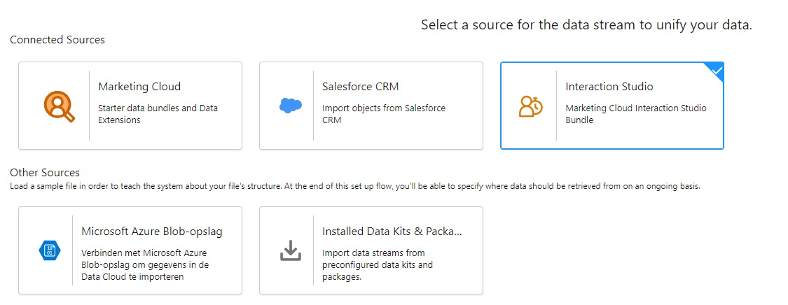 Marketing Cloud Personalization - Data Cloud Data Stream ingestion