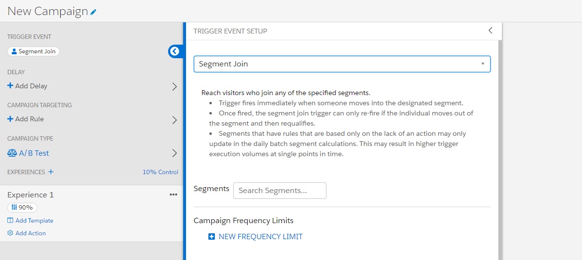 Marketing Cloud Personalization - Triggered Campaign